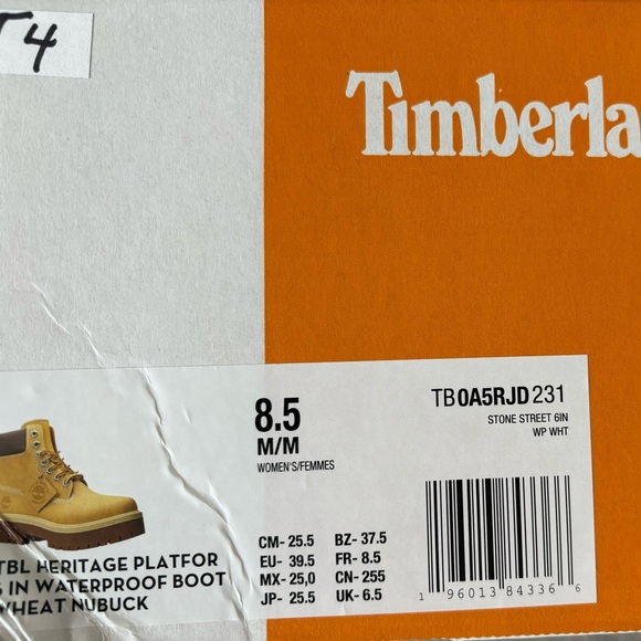 Brand new Timberland waterproof platform women’s boots 8.5 (with original box )! - Picture 9 of 12
